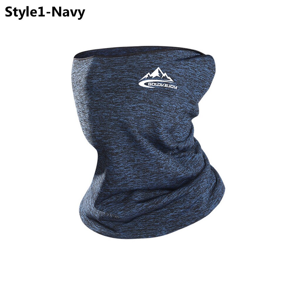 Foulard de cyclisme pour hommes, cache-cou, couvre-chef, Bandana, Simple, à la: style1	navy