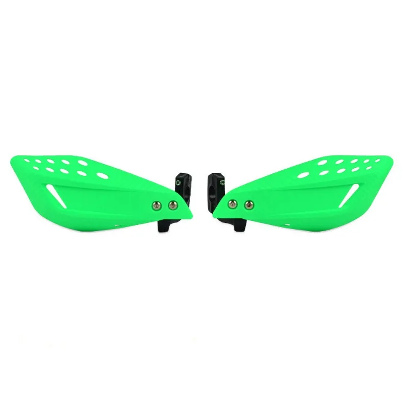 Motocross stuur handguard beschermer met 22 mm handbeschermers bescherming voor motorfiets dirt pit bike ATV quads enduro: green