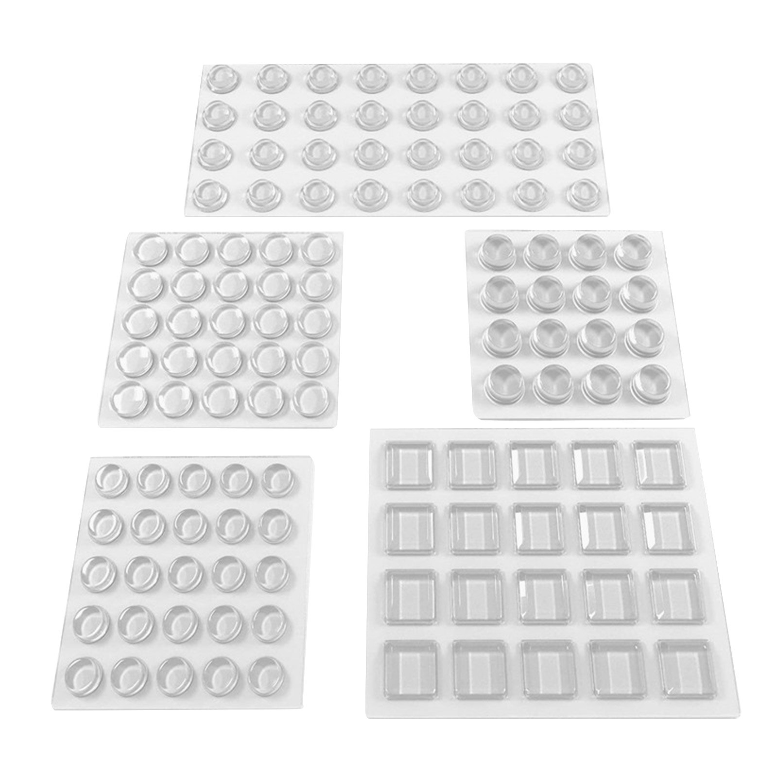 118 Stuks Zelfklevende Fotolijst Lade Pad Glas Top Siliconen Snijplank Combo Pack Clear Muur Kastdeur Bumper buffer