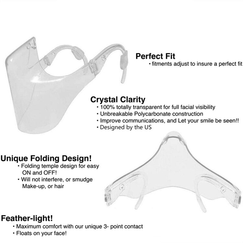 Radical Alternative Transparent Shield, Clear Style Comfort