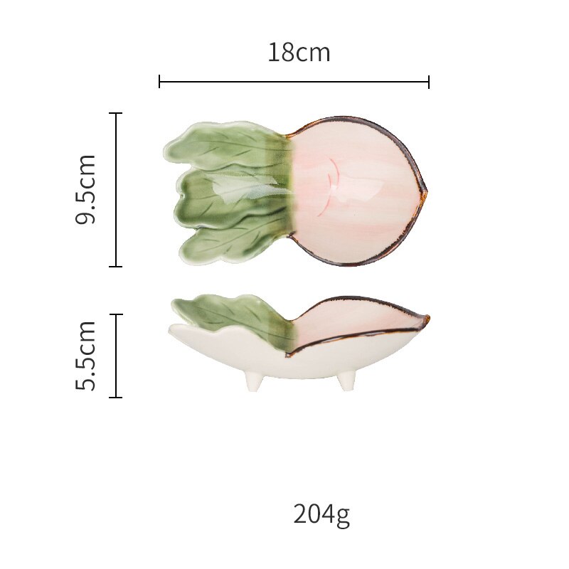 Forma vegetal porcelana louça uso doméstico salada tigela sobremesa alface prato criativo moda cerâmica utensílios de mesa: D