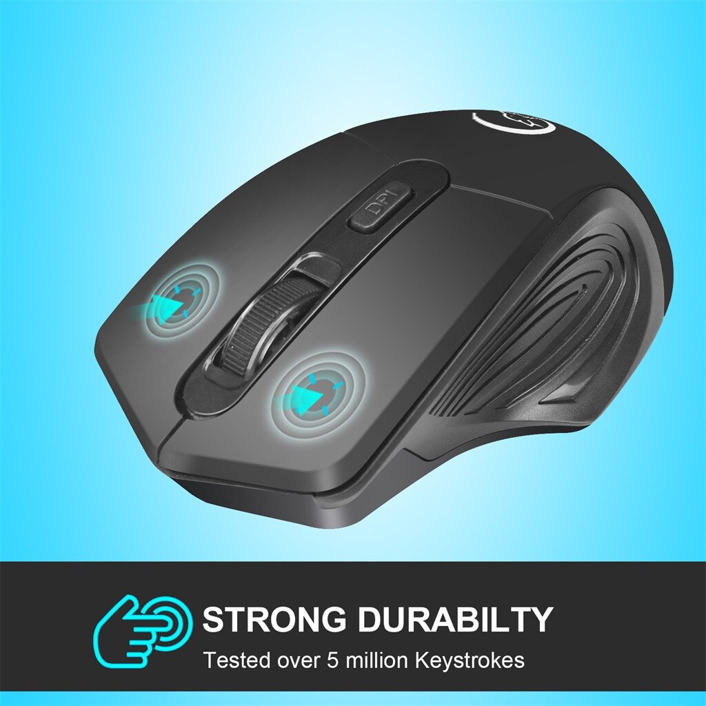 2.4GHz Wireless Optical Ergonomic USB Gaming Mouse... – Grandado