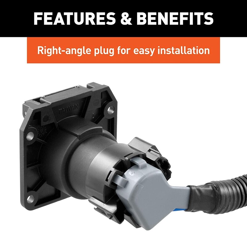 7-Pin Trailer Wiring Harness 56431 Vehicle-Side Custom RV Blade Trailer Wiring Harness for Ford Ranger