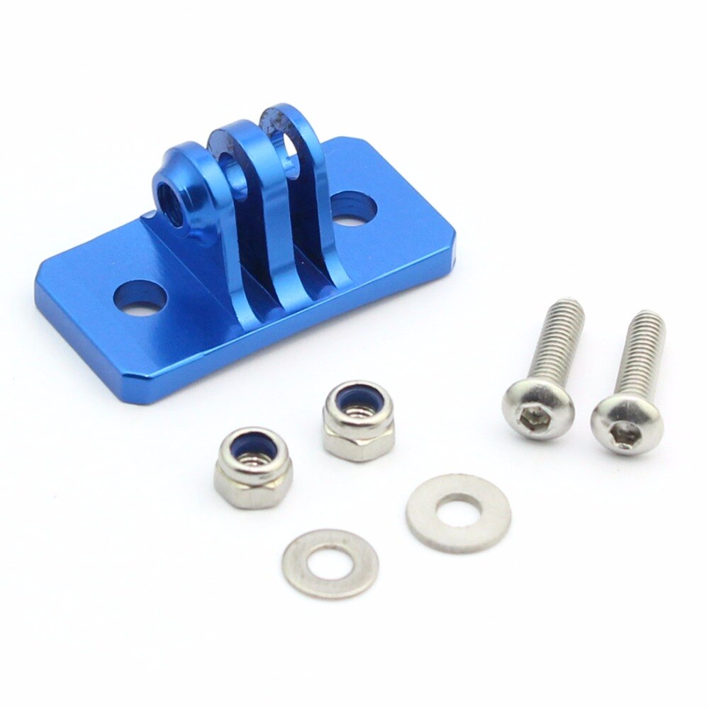 Skydiving Helmet Fixed Mount Holder Adapter Mounts for GOPRO Max 9 8 7 6 yi GitUp SJcam EKEN for AKASO EK7000 4K Action Camera: Blue