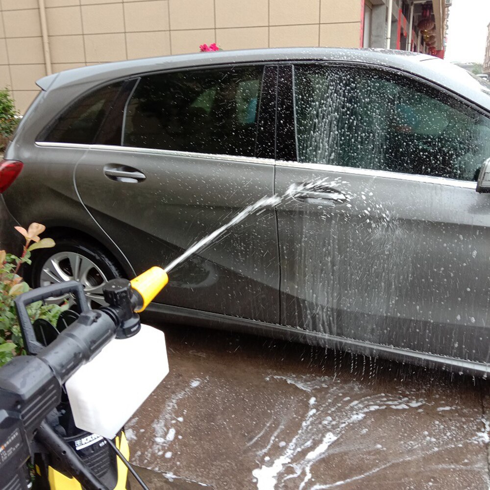 400ml skumflaskor för karcher k högtrycks biltvätt justerbar skumspray spjutsats skumspray spjut lavour anslutning