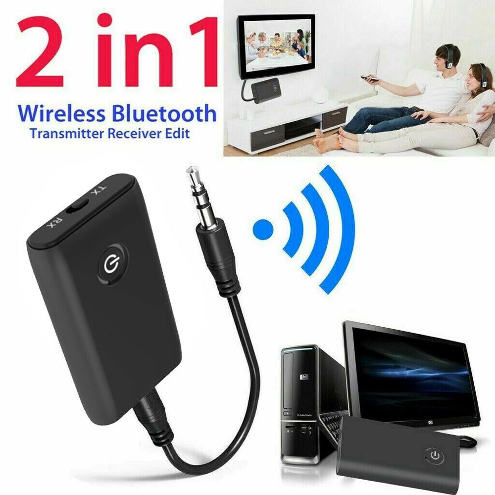 Draadloze Usb Zender & Ontvanger 2IN1 Bluetooth 5.0 Audio 3.5Mm Jack Aux Adapter Met Audio Power Kabel Voor Tv stereo Pad