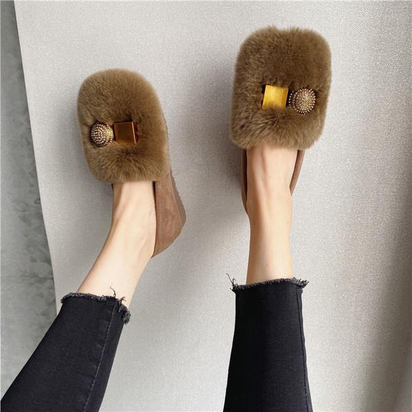 Sko kvinde lejligheder kvinder rund tå blød slip-on lav mund efterår kvinders mokkasiner afslappet kvindelige sneakers kjole slip on stor: 2 / 36
