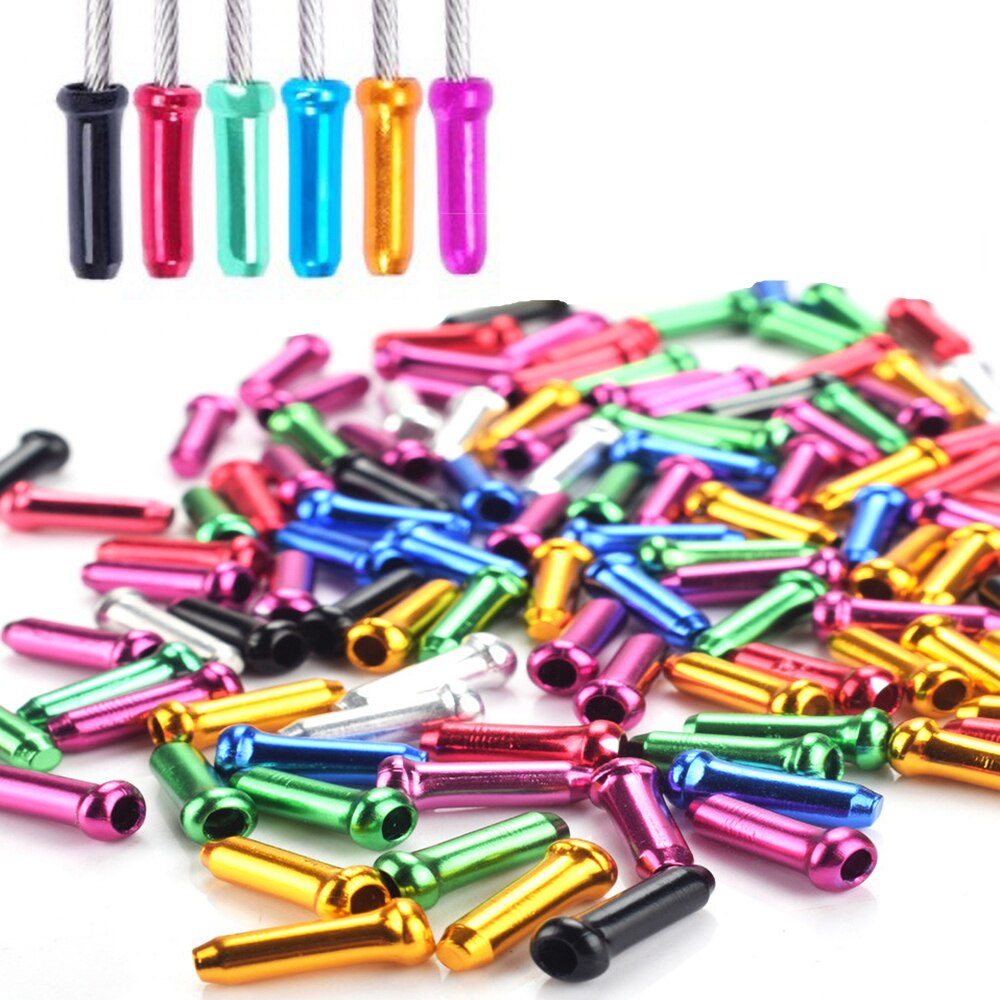 3packs Bike Linie Rohr Innere Linie Abdeckung Variabler Geschwindigkeit Bremse Linie Core Hut Aluminium Legierung Linie Core Kappe Farbe metall Schwanz Kappe