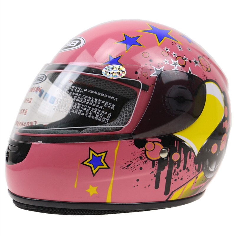 Children Motorcycle Helmet Safety Kids Full face motorbike helmet E-bike helmet with Neck cover Winter helmet For boy and girls