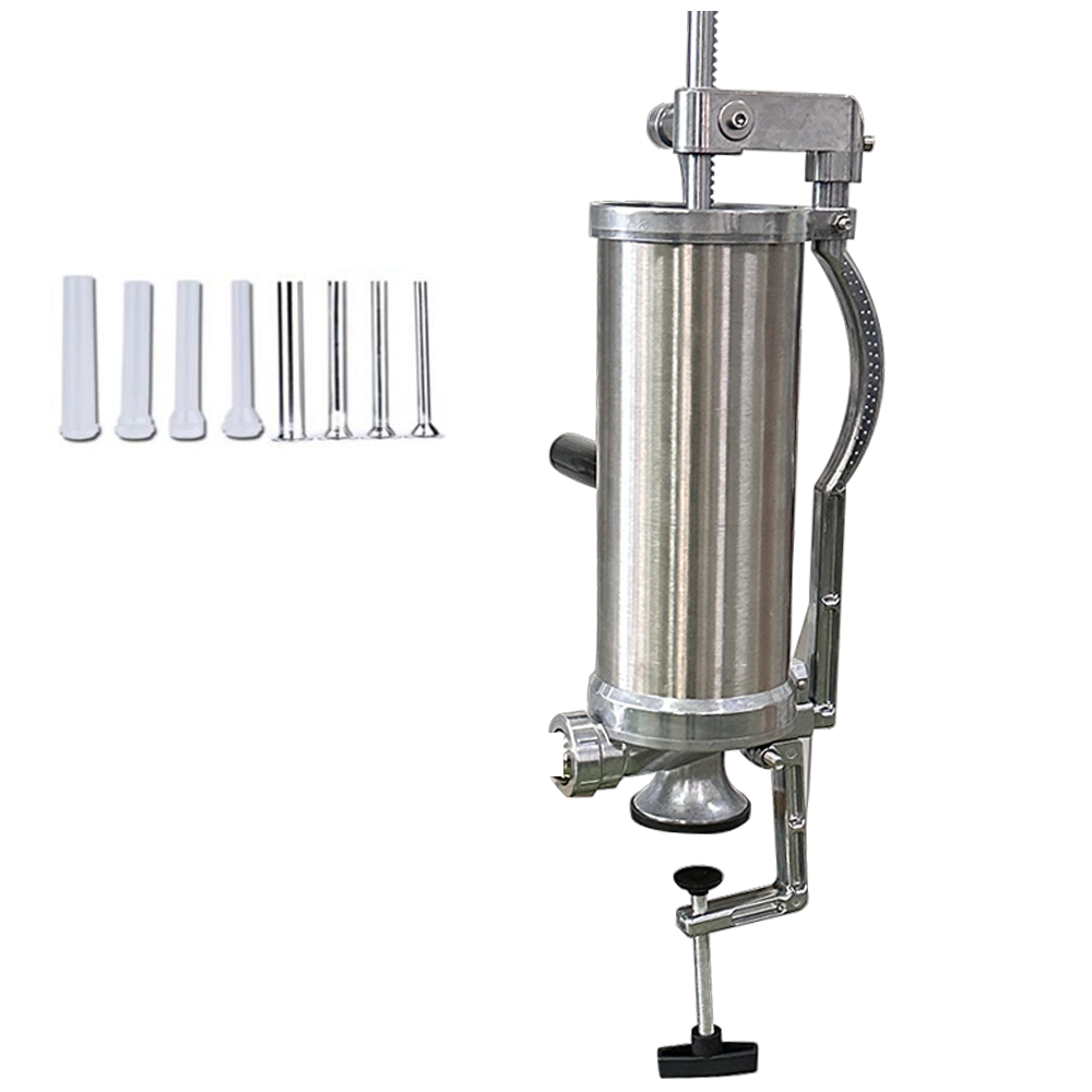 3L Handleiding Worst Machine Roestvrij Staal Worst Maker Huishoudelijke Verticale Stuffers Krachtige Multifunctionele Worst Machine