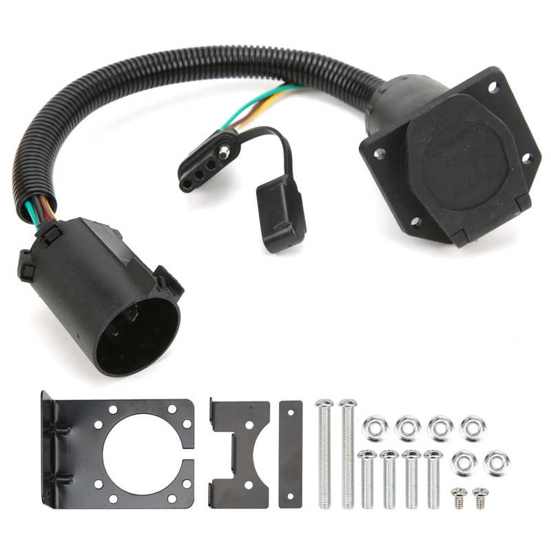 Trailer Wiring Harness Weather Resistant 7 Way Trailer Connector for USCAR Plug Vehicle