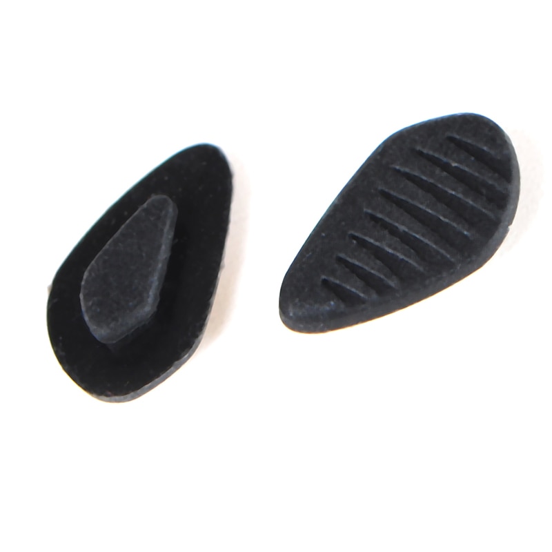 2 Paren/partij Zwart Zachte Neus Pads Ademend Comfortabele Anti-Slip Neus Pads Voor Bril Siliconen Neus Pads Voor Bril