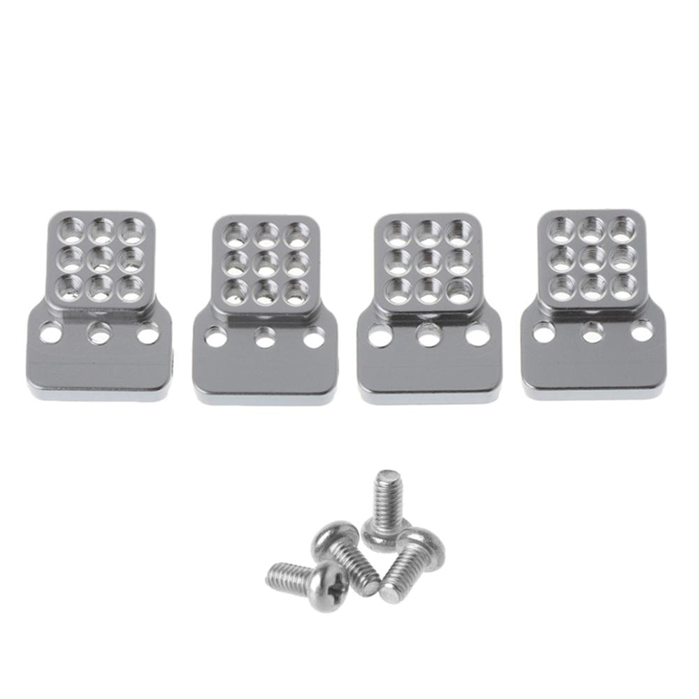 Premium Metal Silver Extension Seat with Screws for RC CAR WPL Truck C14 C24 DIY Upgrade Parts