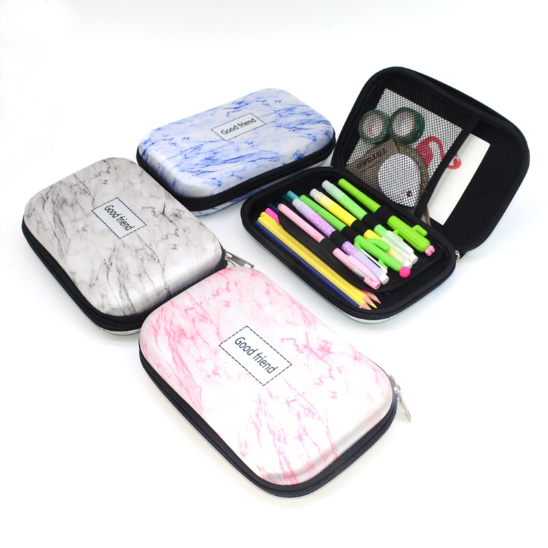 Pennfodral i marmor pennfodral för skolan papelaria estuches para el colegio etui pensil box kawaii trousse scolaire stylo