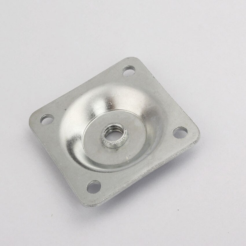 Leg Mounting Plates, Furniture Leg Attachment Plates T-Plate Sofa Legs with Hanger Bolts for Furniture Sofas Couches Seats