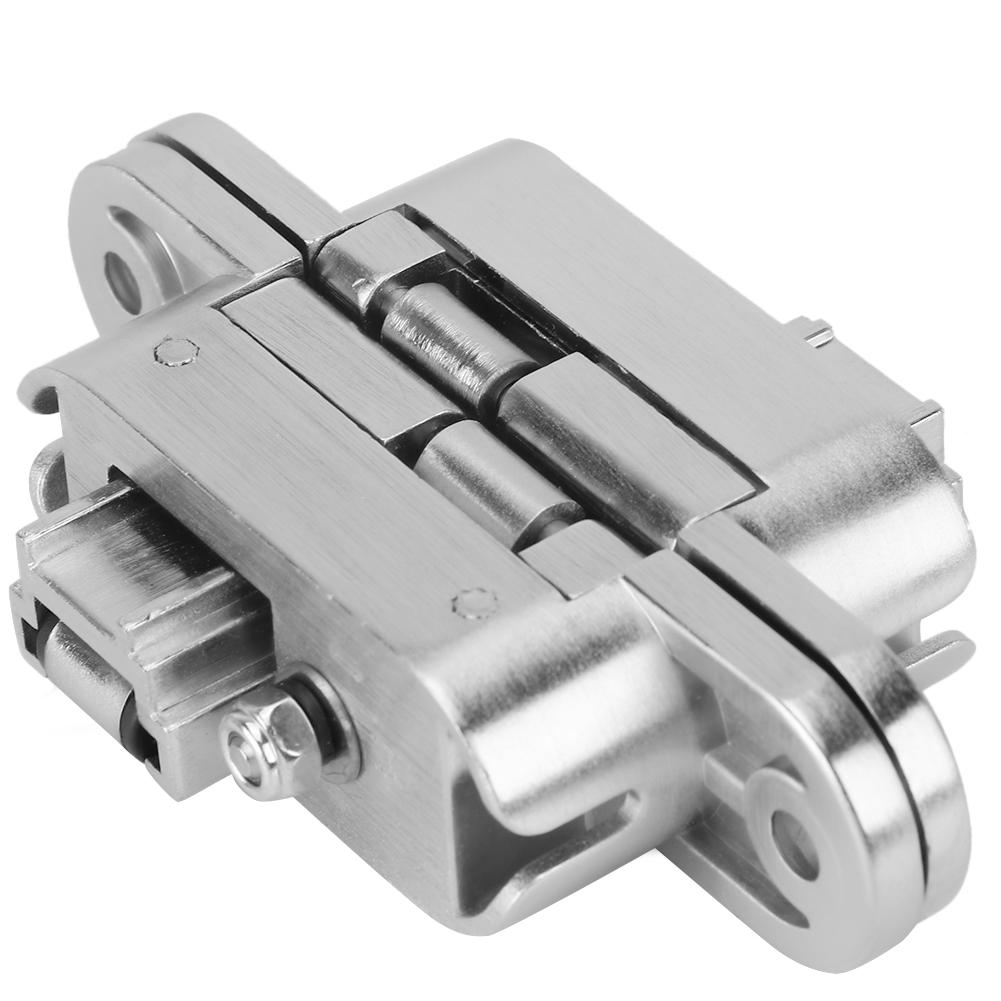 2pz 180 gradi Incasso Croce Porta Cerniere + Chiavi in Lega di Zinco Cerniera Invisibile per Cancello Porta Armadio Ferramenta per mobili impostato