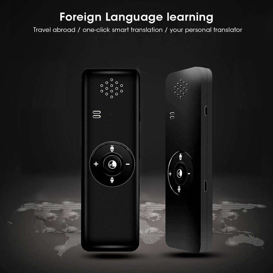 Traducteur de langue de tourisme en temps réel Mini traducteur Intelligent Portable Machine d'apprentissage simultanée vocale multilingue