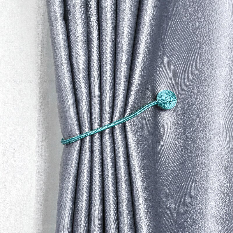 Magnetische Kugel Neue Perle Vorhang Einfache Krawatte Seil Zubehör Stangen Accessoires Rücken Holdbacks Schnalle Clips Haken Halfter Heimat Dekor