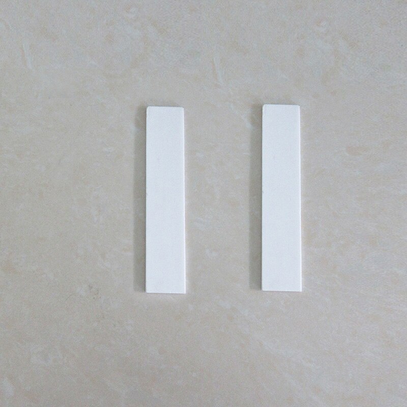 50pcs Alumina ceramic sheet 19*20/19*23/19*35/19*45/mm non-porous high temperature resistant ceramic sheet