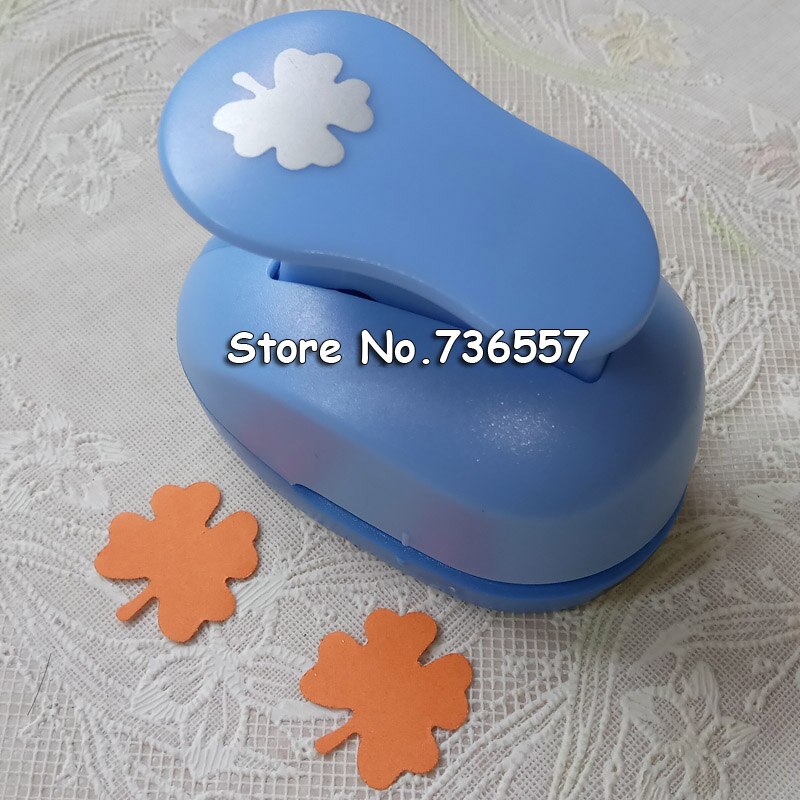 2-2.5Cm Klavertje Vier Vorm Punch Eva Foam Papier Puncher Voor Wenskaart Handgemaakte Scrapbook