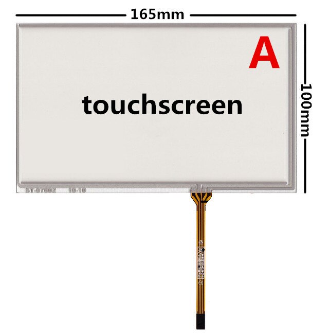 7 Inch LCD Screen Touch Screen Panel AT070TN94 AT070TN93 AT070TN90 92 V.X Car DVD Navigation LCD Replacement Parts: YELLOW