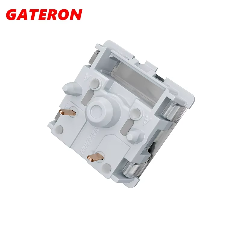 Gateron 0 ° Przełącznik z zerowym cichym przełącznikiem Liniowy przełącznik z zerowym stopniem 0 stopni Klawiatura mechaniczna do gier Podwójna szyna Silent Pad Przełączniki MX