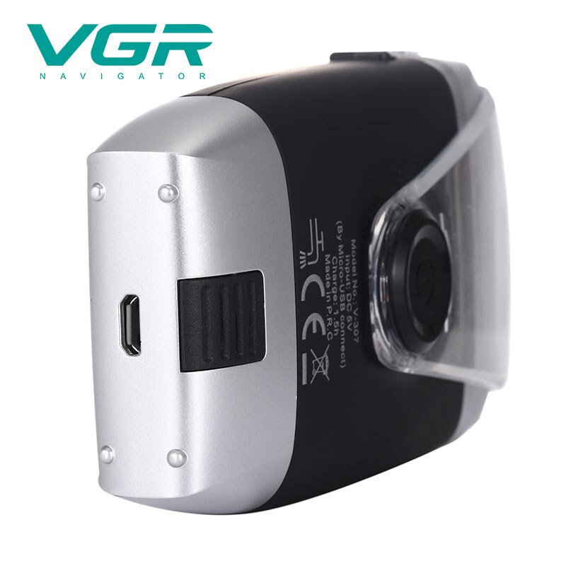 VGR V307 Shaver men's 2 in 1 electric shaver trimmer rechargeable electric wet and dry type Reciprocating shaver