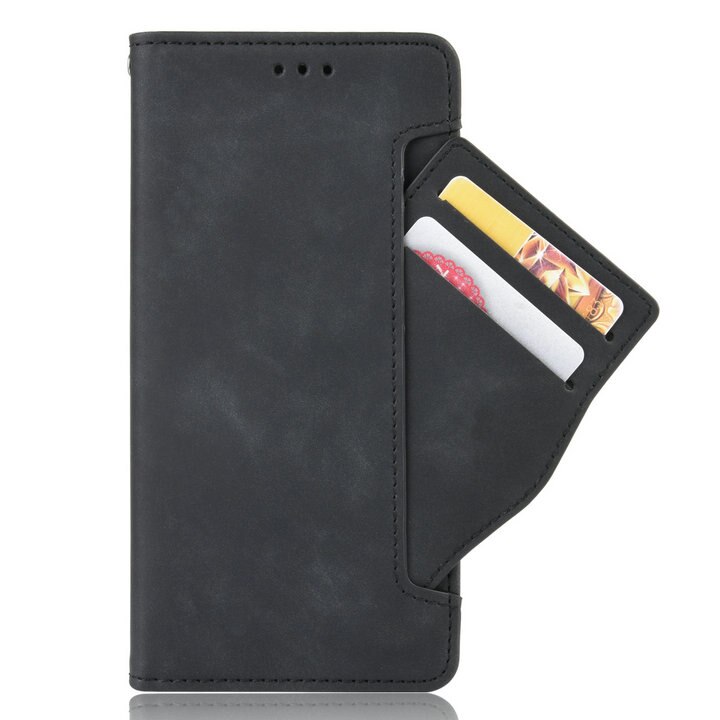XR20 5G Telefoon Case Lederen Card Slot Verwijderbare Portemonnee Boek Coque Voor Nokia XR20 Case Nokia Xr 20 X R Flip Cover Shockproof: Black