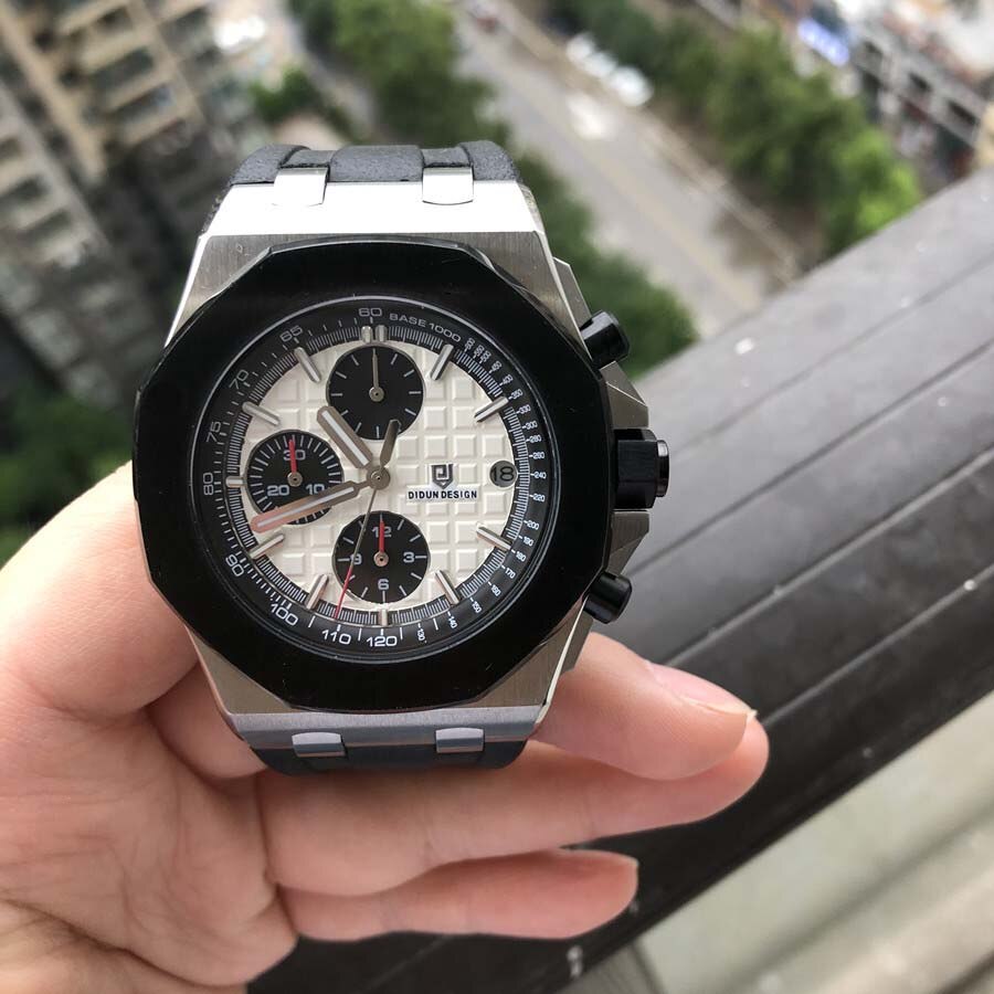 Didun Horloges Mannen Luxe Horloges Heren Staal Quartz Horloges Mannen Dress Bedrijvengids Horloge Lichtgevende Horloge 30M Waterbestendig: VDSBR