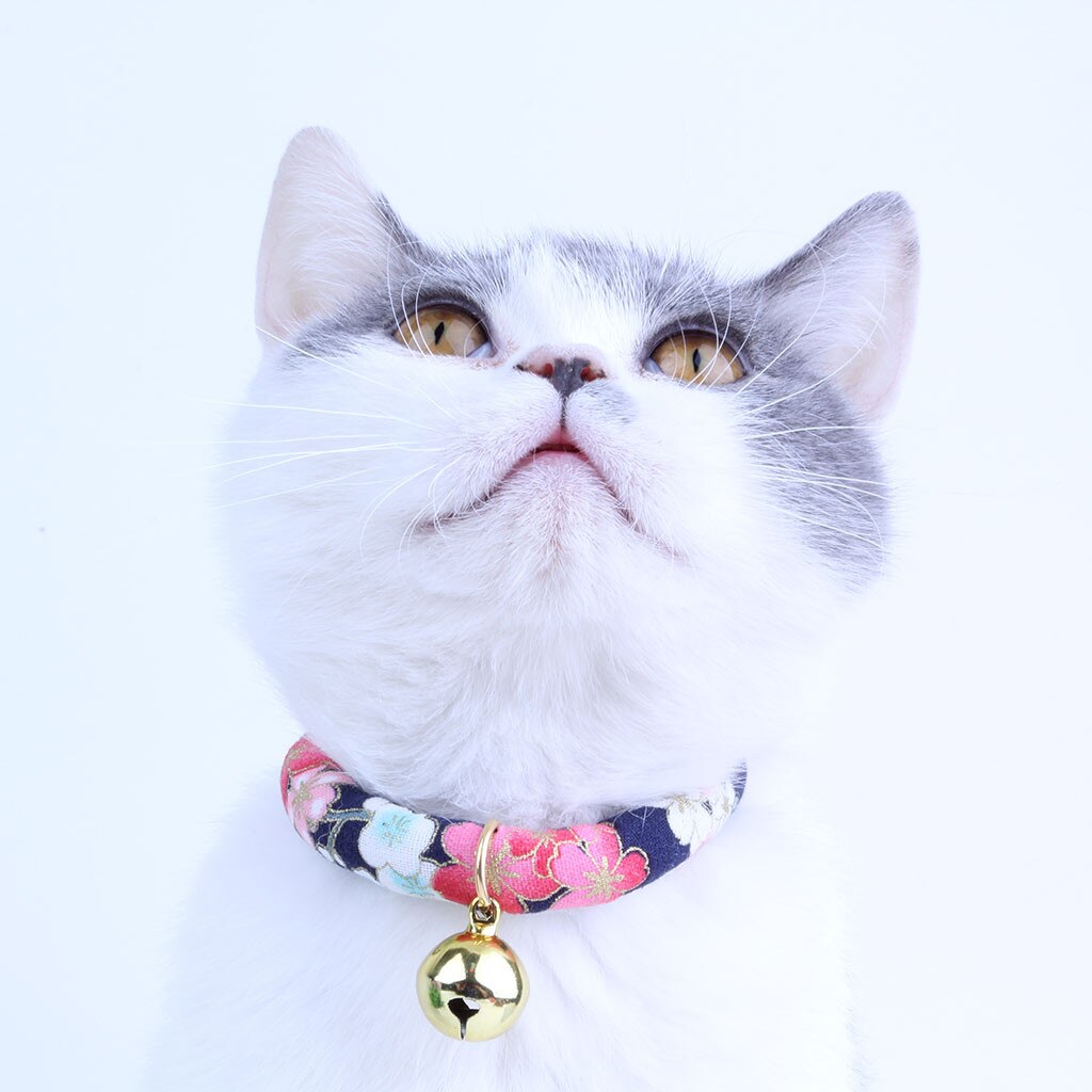 Kat Kraag Met Bel Hanger Verstelbare Cartoon Huisdier Bel Hanger Kraag Leuke Ketting Kraag Kleine Kat #0211y10