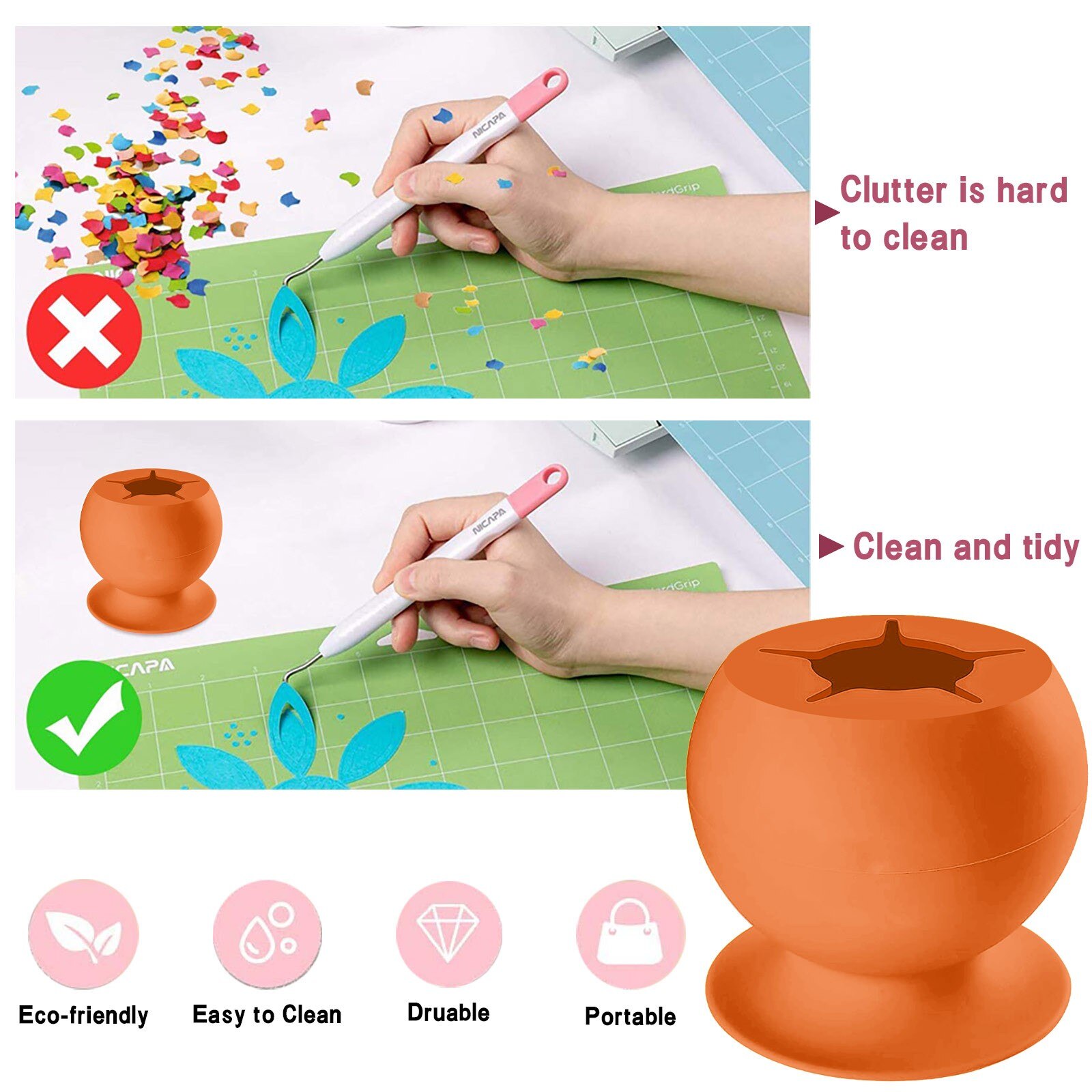 Suctioned Vinyl Weeding Scrap Collector Craft Vinyl Weeding Tool For Card Making Diy Jewelry Making Scrapbooking Card Making #YJ