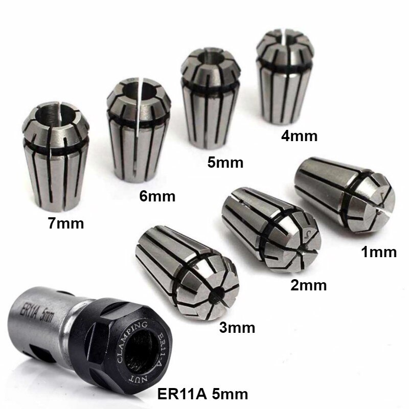 775 DC Motor 12-36V Ball Bearing Spindle Motor with ER11 Extension Rod Carving Knife for CNC Router Machine 1610/ 2417/ 3018: Option 8