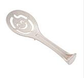 1PC Kitchenware Dining Stalk Smiling Face Non-stick Spoon Egg Divider Plastic Spatula Rice Spoon Tablespoons OK 0865: beige