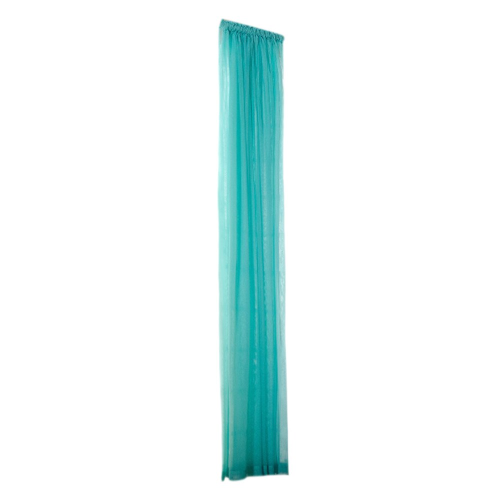 Rideaux de porte fenêtre en Tulle de couleur Pure, 200x80cm, 1 pièce: H