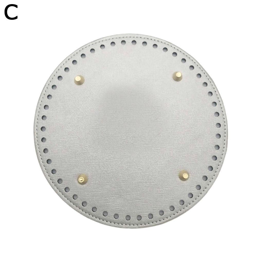 Round Bottom Shaper Rivets Bag Crocheting Hand-woven DIY For Hand-made Cushion Pad - 15cm Bags Bag Supplies: C