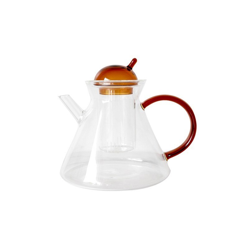 The Whole Set of Tea Set Nordic High Value Teapot Heat-resistant Glass Tea Set Modern Simple Teapot Teacup