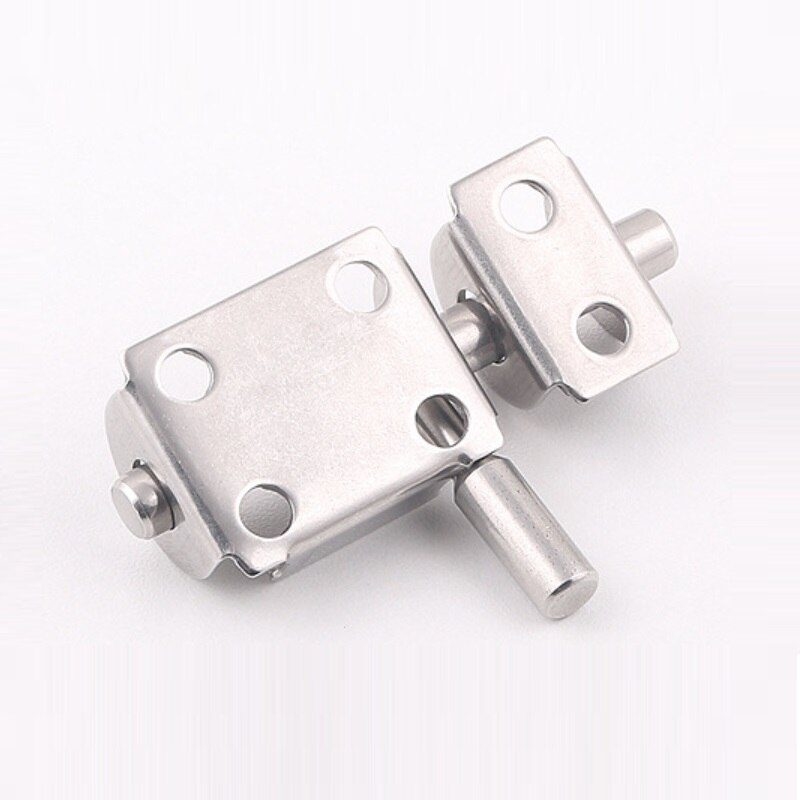 5pcs/lot Silver Stainless Steel Door Latch Sliding Lock Barrel Bolt Latch Hasp Staple Gate Safety Lock