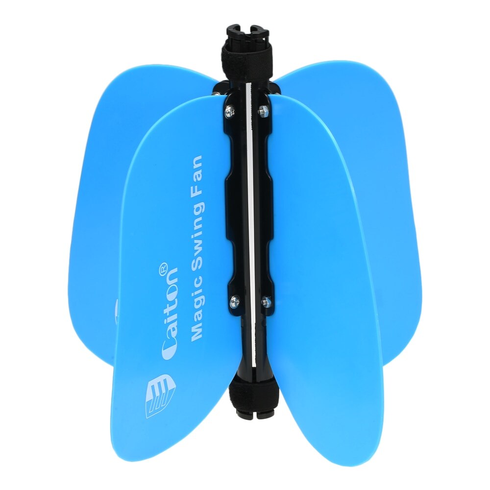 Golf Training Aids Golf Pinwheel Swing Trainer Fan Power Speed Practice Training Grip Aid Removable Golf Accessories: Blue