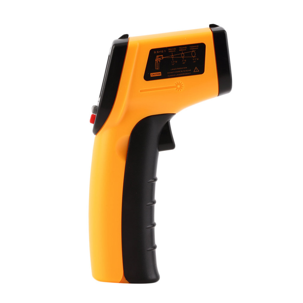 Draagbare GM320 Infrarood Thermometer C/F Non Contact Pyrometer Industriële Digitale Ir Temperatuur Meter -50 ~ 380 ℃ graden Celsius