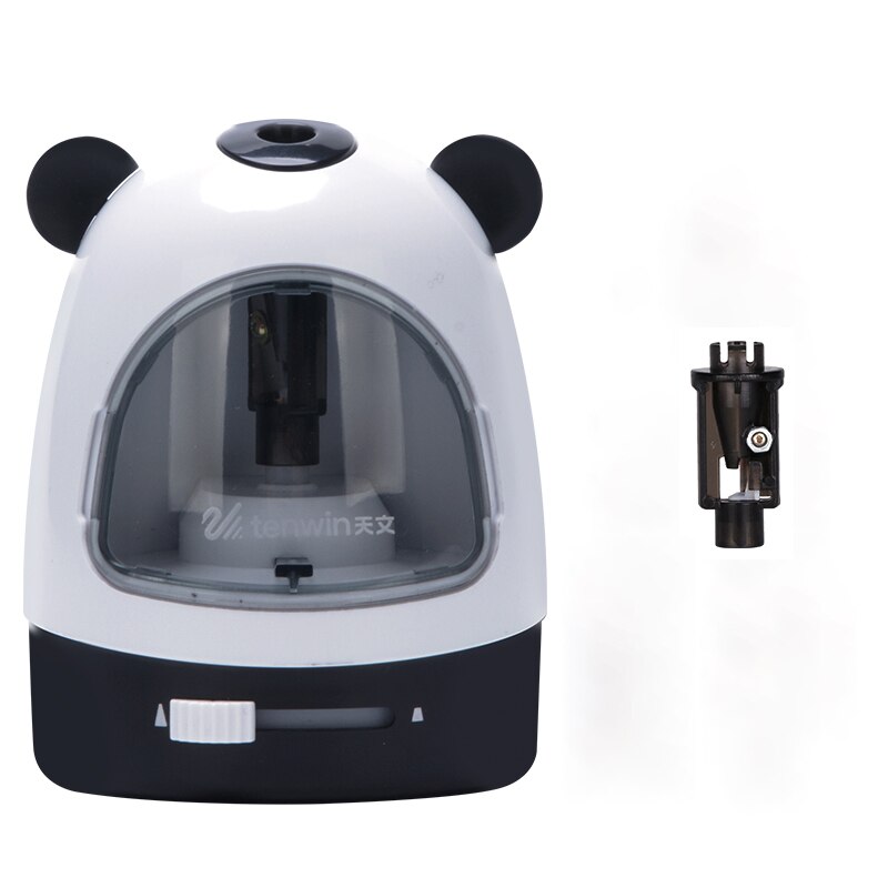Tenwin Nib Adjustable Electric Pencil Sharpeners Cute Art Automatic Electronic Sharpener For School Stationery: 2