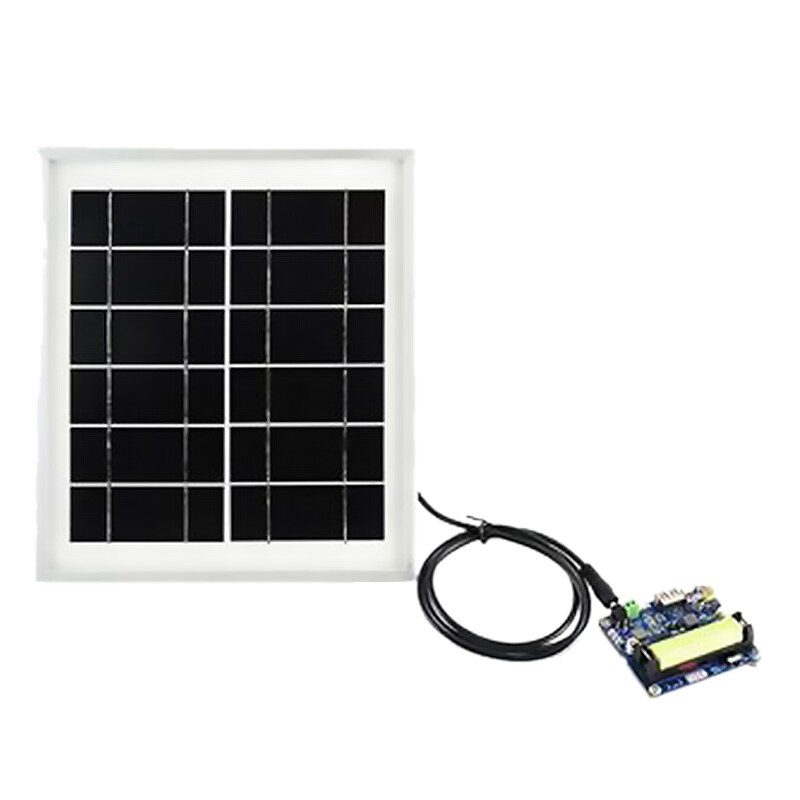 Waveshare Power Management Module For 6V-24V Solar Panels 5W 156 Monocrystalline Silicon Cell With MPPT: Default Title