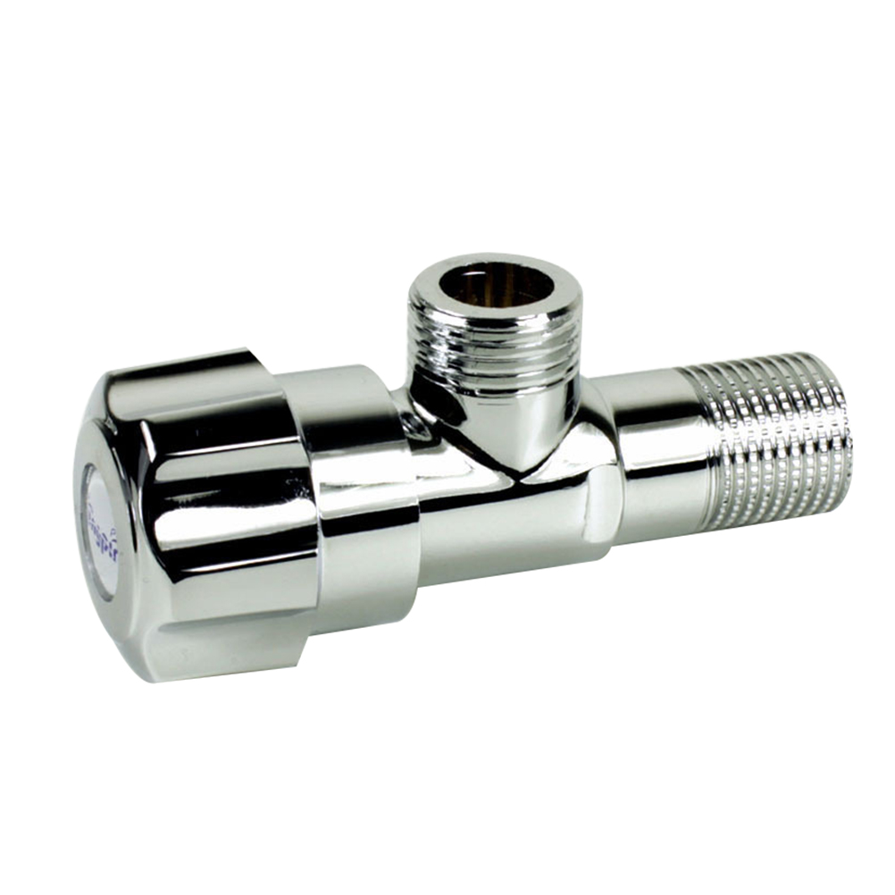 1 Pcs Bathroom Angle Valve Cold and Stainless Steel Solid Coating Shut Off Valve for Kitchen Sink Water Heater Basin Toilet