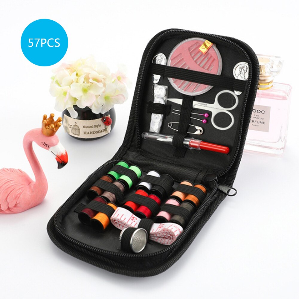 Handheld Sewing Machine Portable Mini Electric Handmake Sewing Tool Stitching Machine Handy Stitch For Fabric Clothing 1pcs: 57 PCS