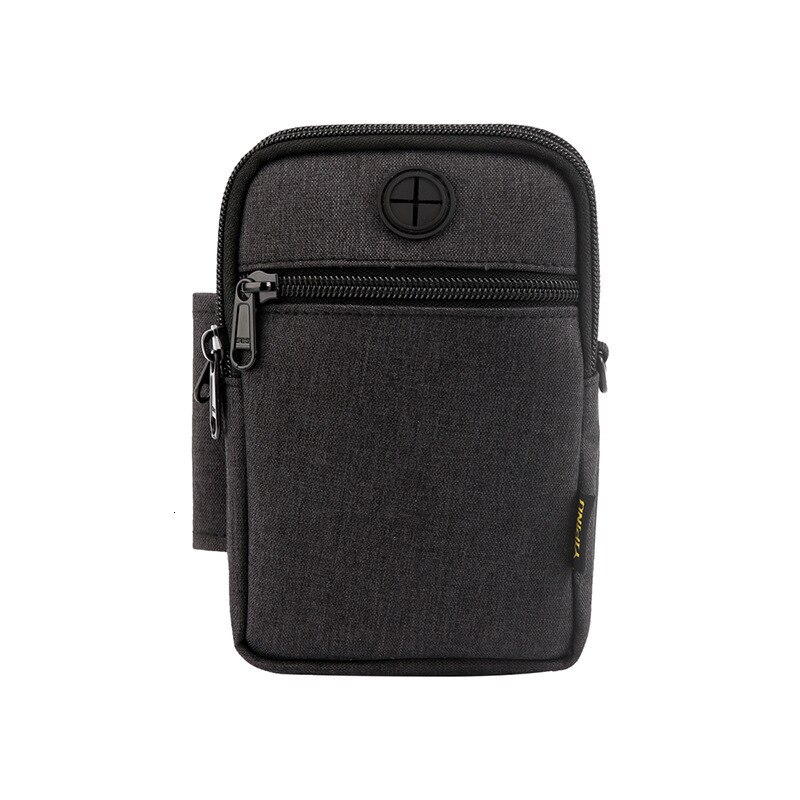 Mænd messenger bag vandtæt lille usb opladning man taske skulder taske mande håndtaske mini crossbody taske rejse lille man taske: Sort