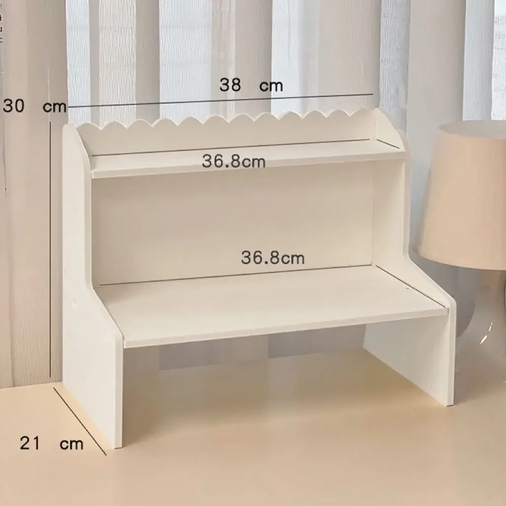 Ins Desktop Elevation Stand Met Laden Student Bureau Opbergrek Multi-Functionele Display Rack Thuis Kantoor Bureau Accessoires: Paars