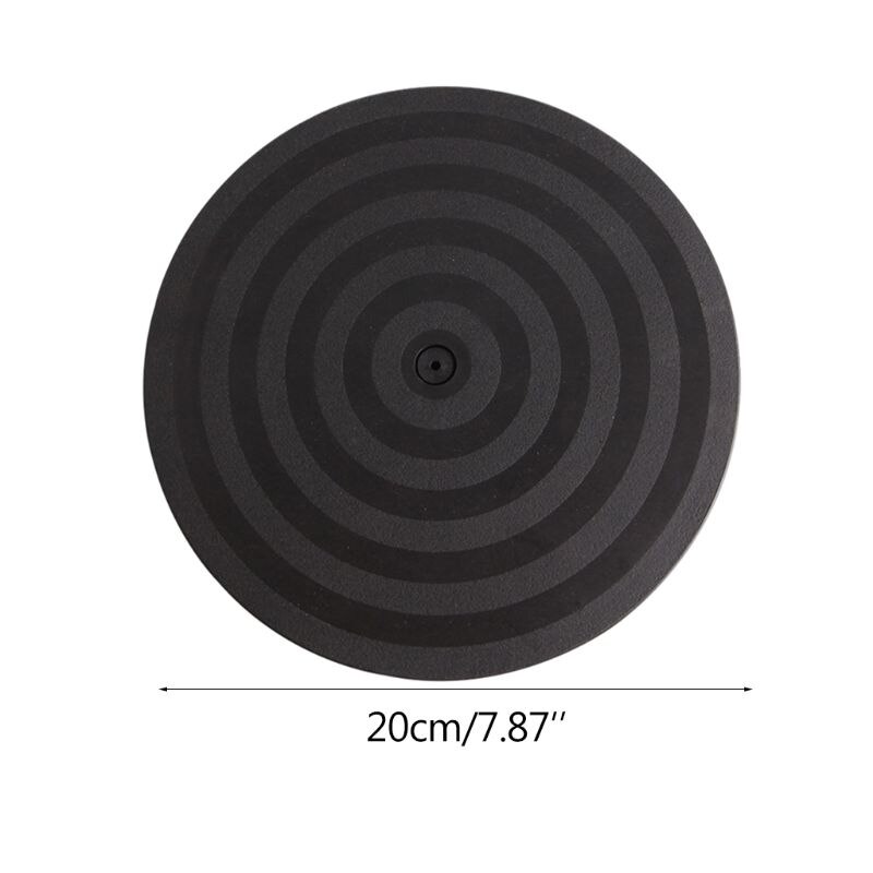 8\" Round Bonsai Turntable Rotating Plate Wheel Revolving Home Kitchen Display 449C
