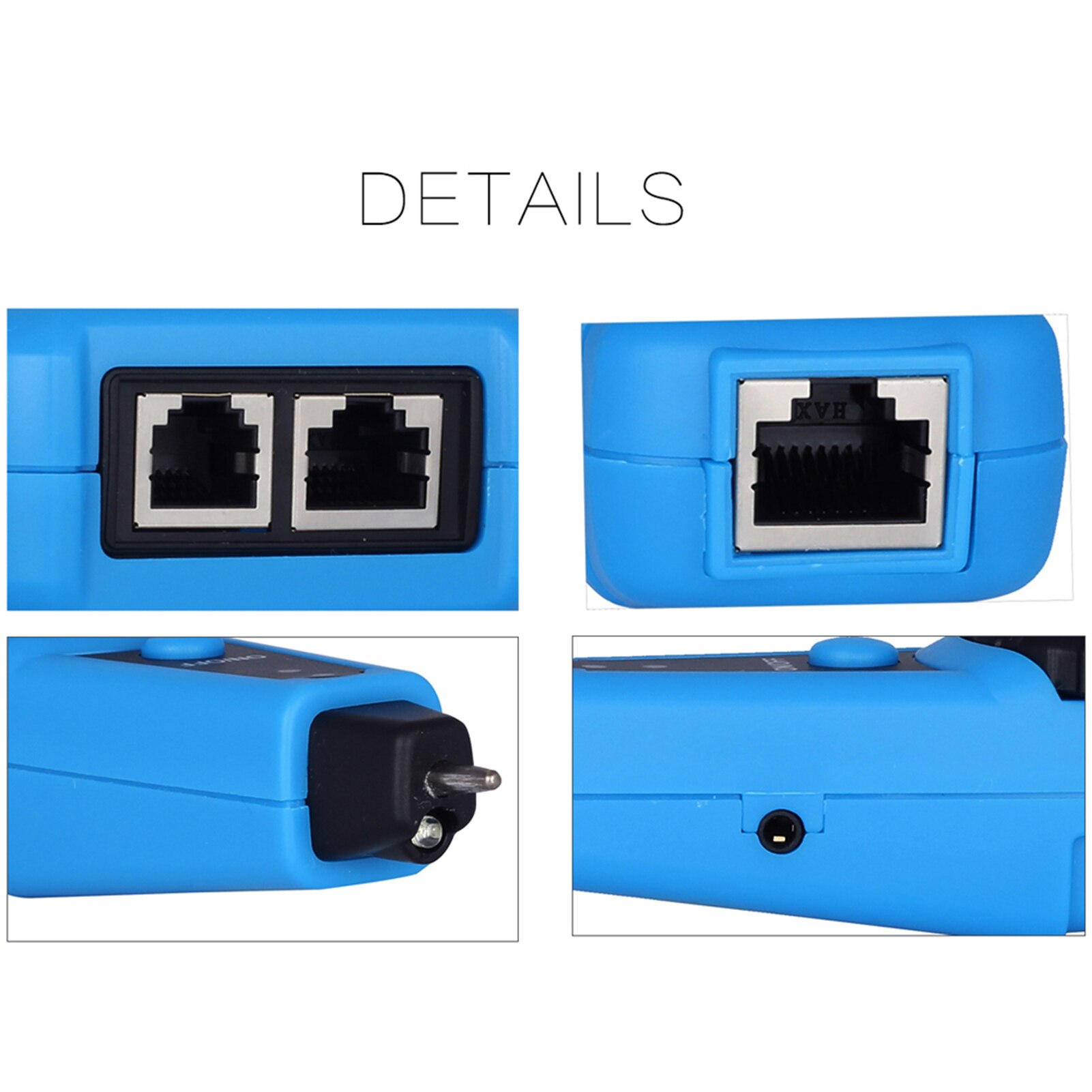 Wire Tracker Cable Tester Line Finder Cable Testing Tool Network Maintenance for Network Cable Collation Continuity Checking