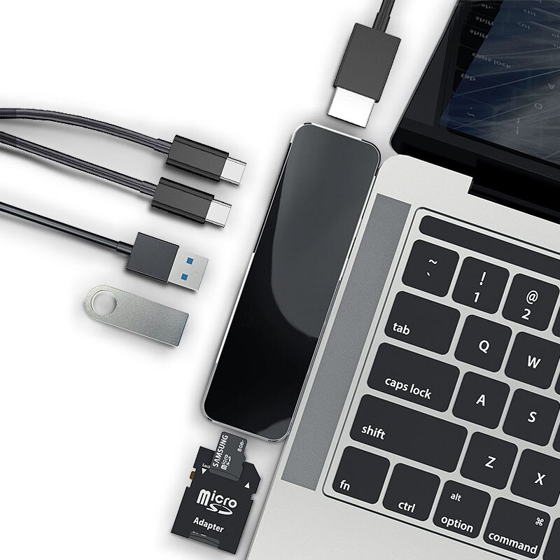 Type-c HUB hub USB+ card reader macbook pro laptop docking station