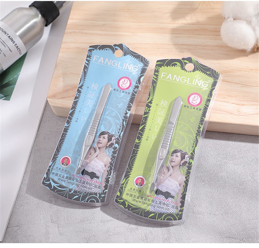 Pinzas de acero inoxidable para quitar bigote, pinzas para la boca, en oferta, E405: slanting mouth