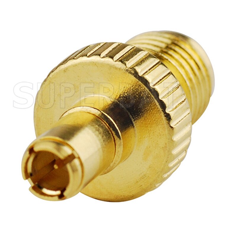 Superbat Gold-plated SMA Female to S-197(TS9) Male Adapter Straight for USB 4G LTE Modem Router